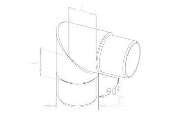 Elbows - Model 0600 CAD Drawing